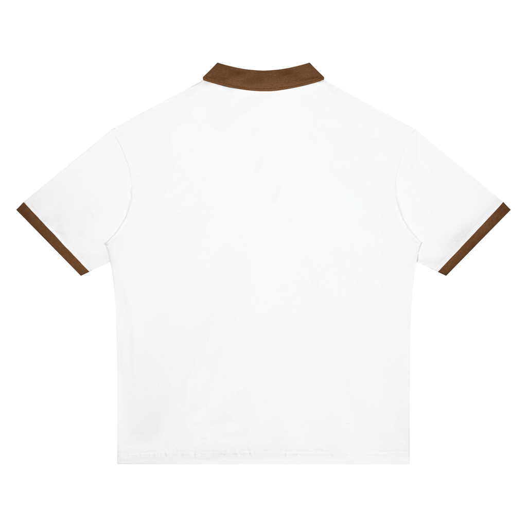PL Classic Drop Shoulder Color Block Polo Shirt