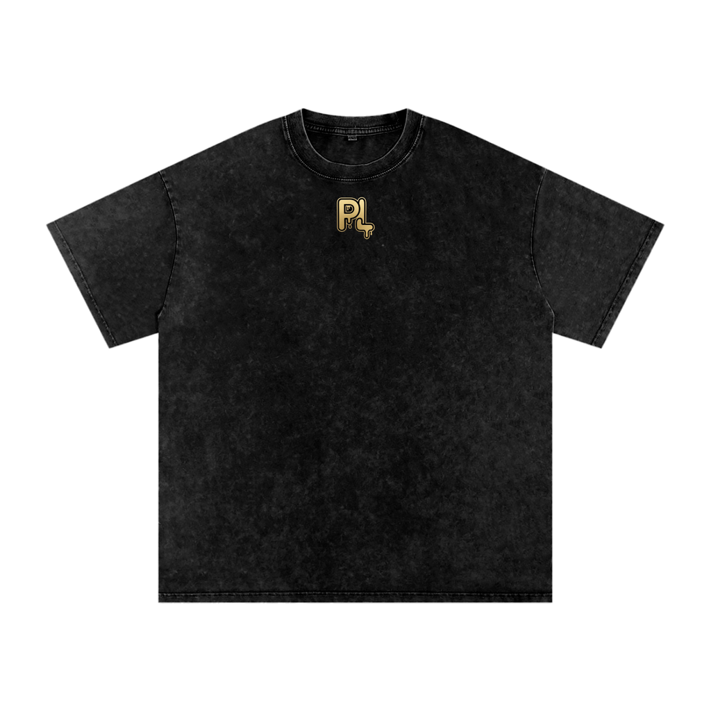 P LYFE Signature Vintage Wash Boxy T-Shirt