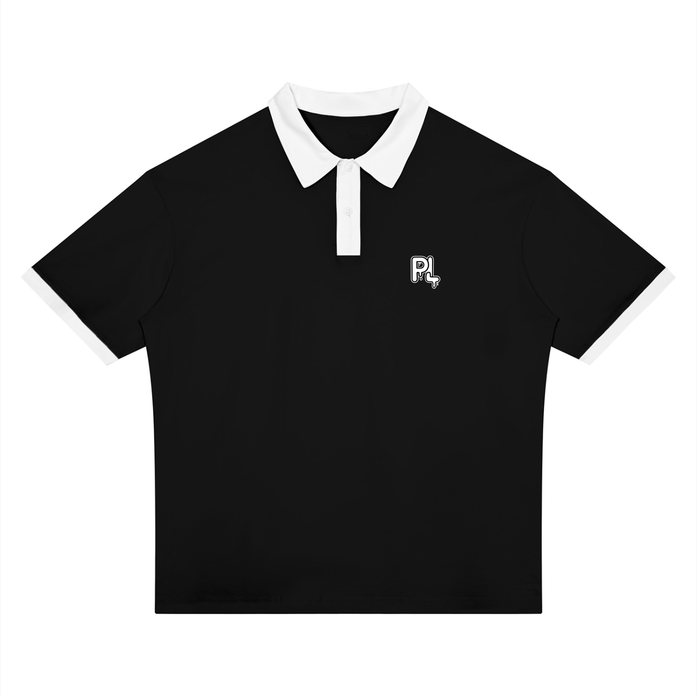 PL Classic Drop Shoulder Color Block Polo Shirt