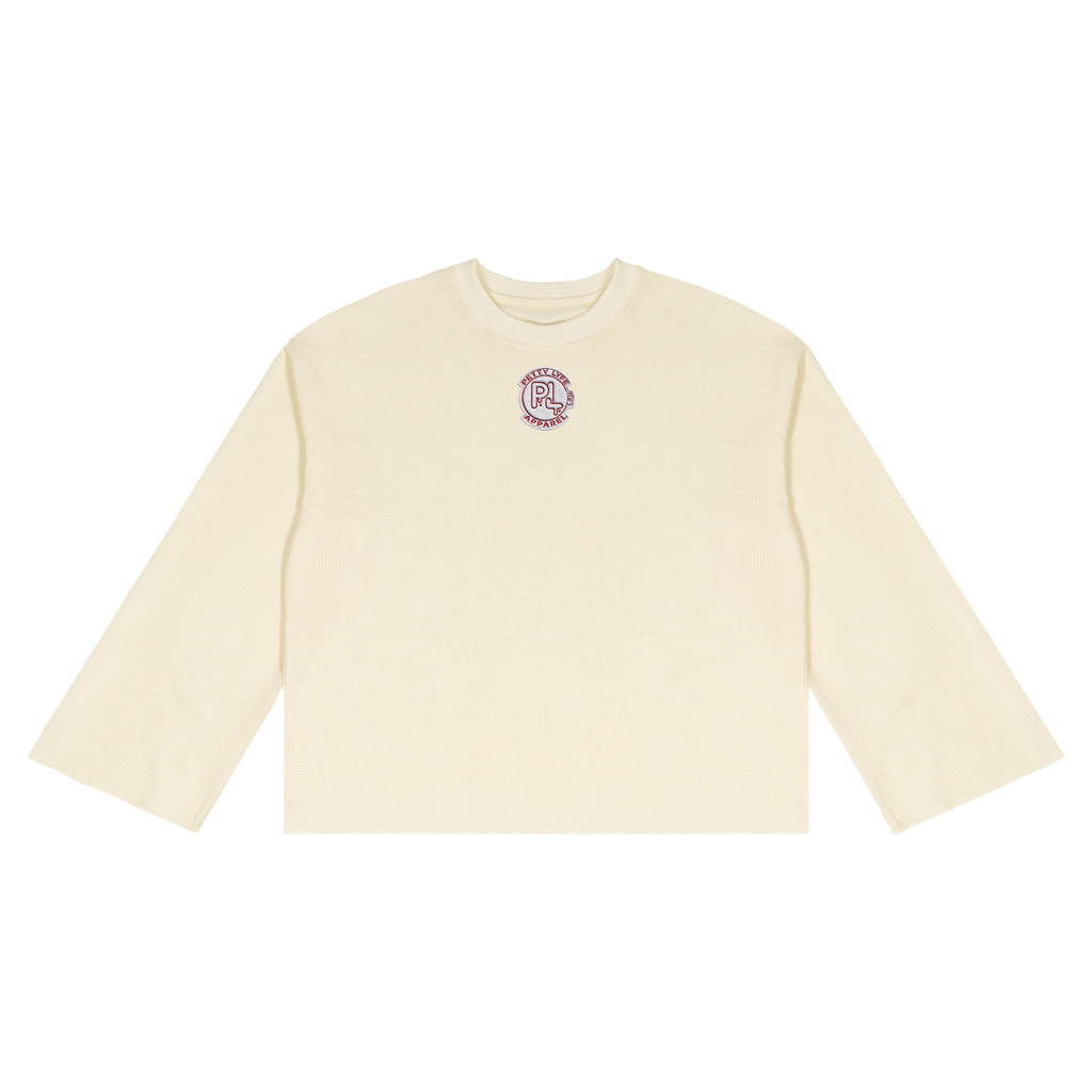 PL Classic | Thermal Waffle Raw-Edge Long Sleeve