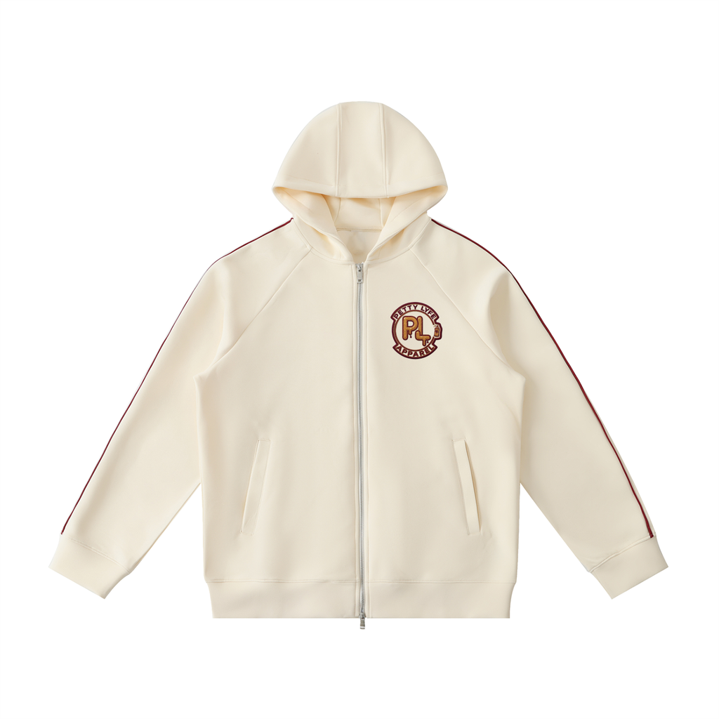P LYFE Signature Structured Zip Hoodie