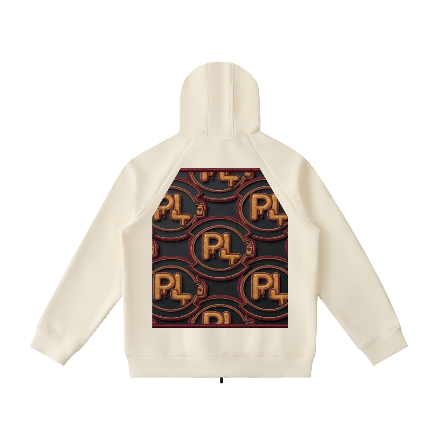 P LYFE Signature Structured Zip Hoodie