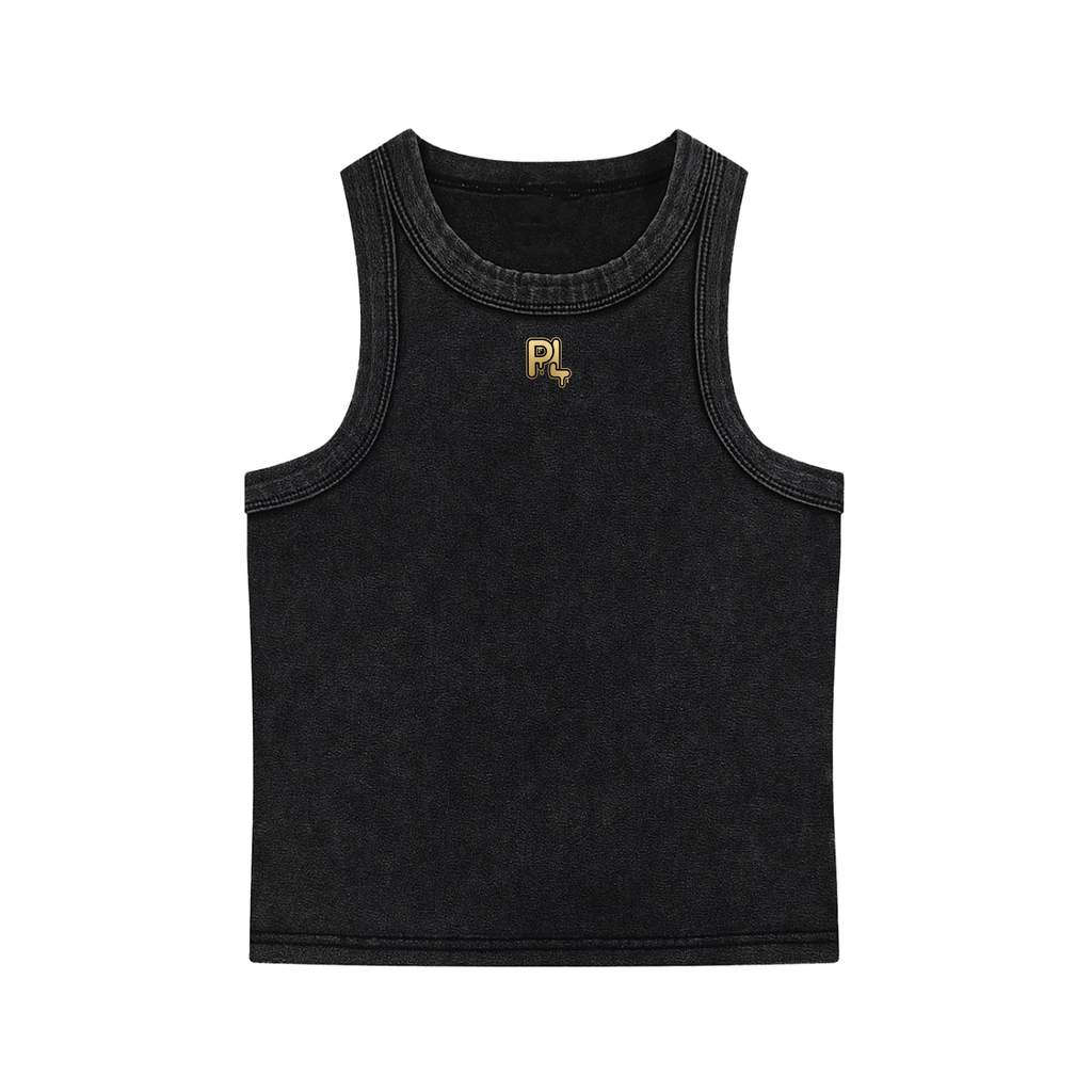 P LYFE Signature Vintage Wash Tank Top