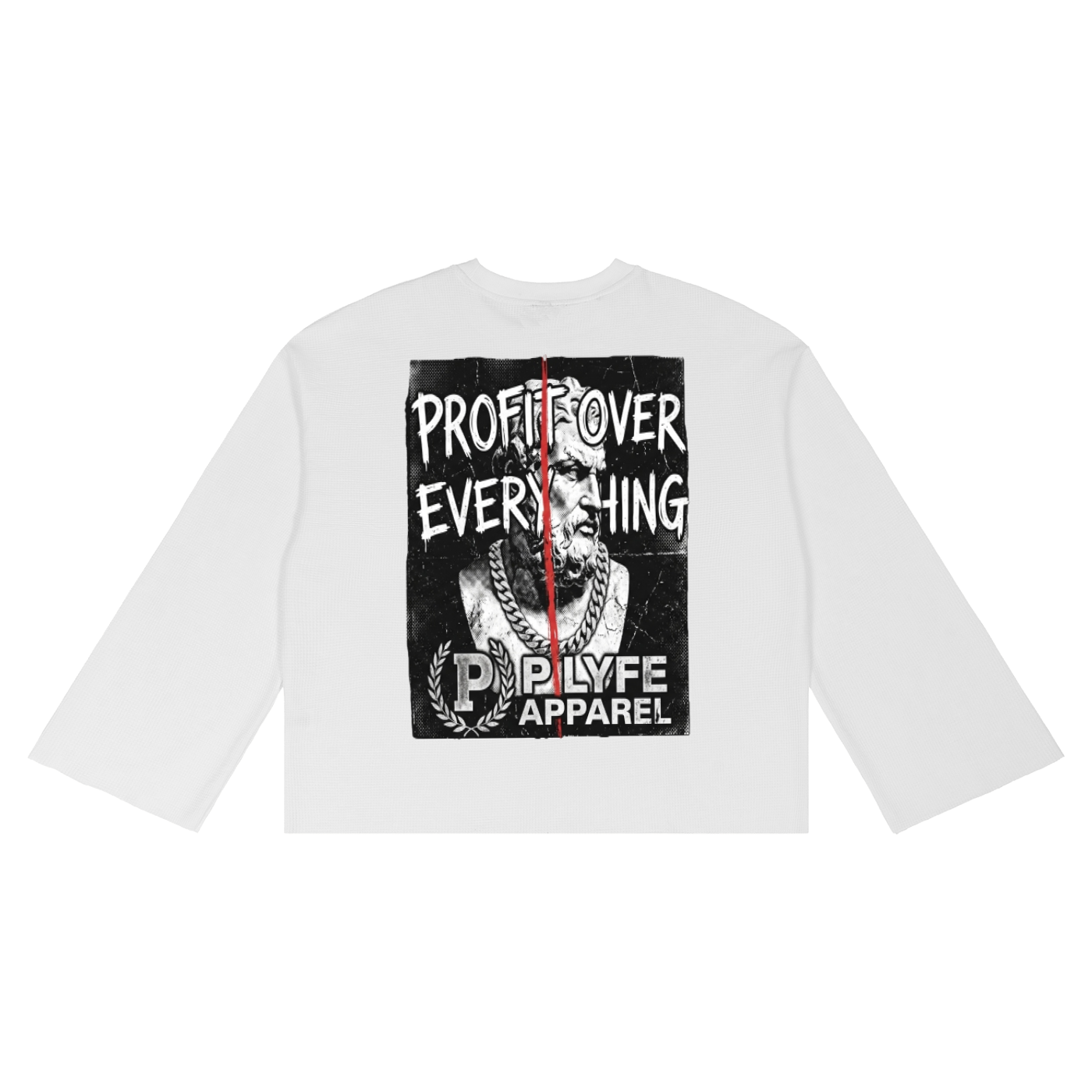 PL Classic | Thermal Waffle Raw-Edge Long Sleeve