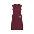 P Lyfe Ruched Bodycon Midi Dress