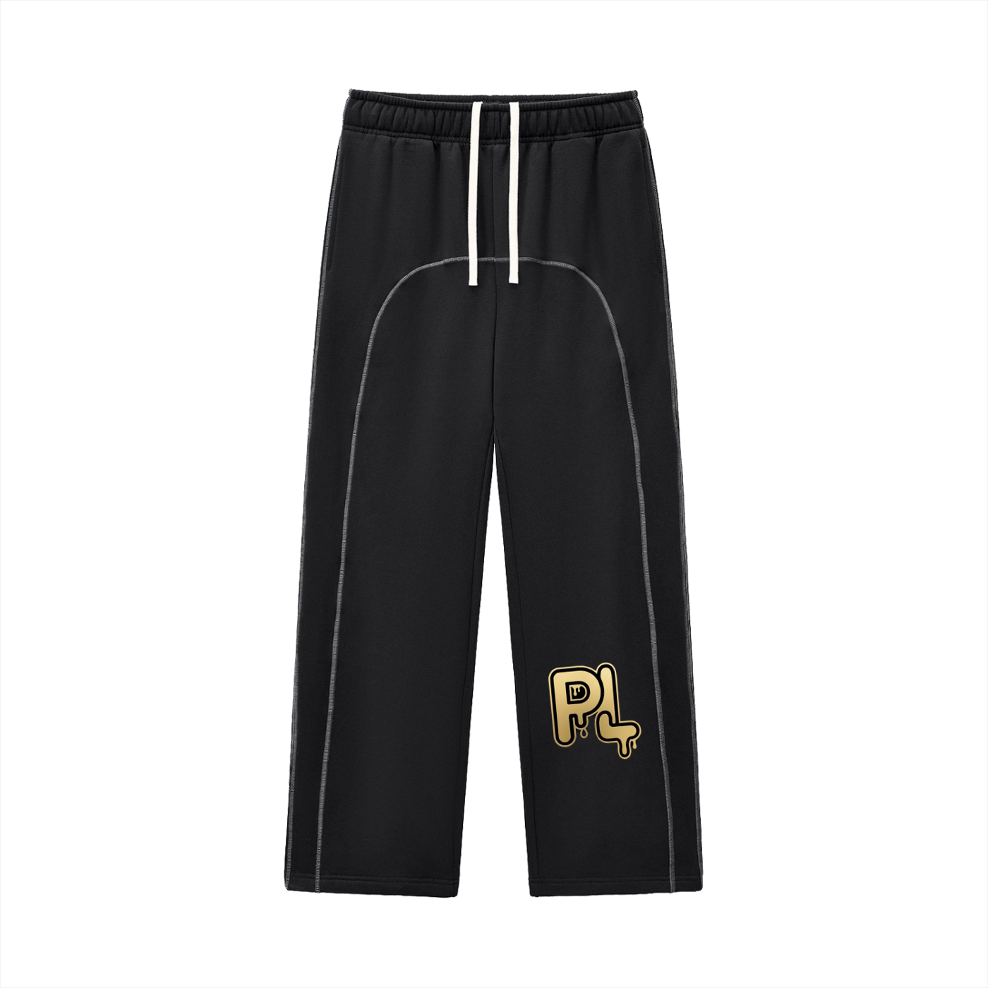 PL Drip Essential Contrast-Stitch Sweatpants