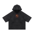 P LYFE Signature Vintage Wash Boxy Hooded T-Shirt