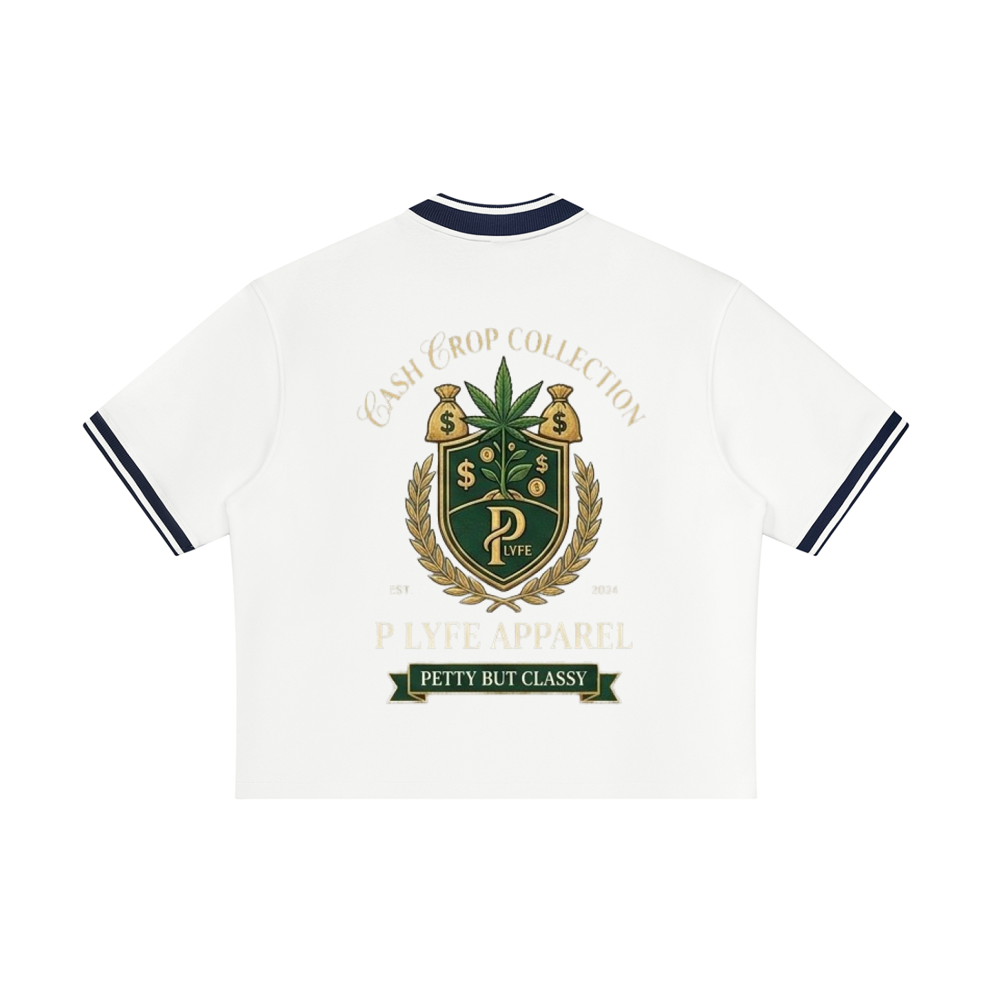 Cash Crop Oversized Streetwear Baseball Jersey