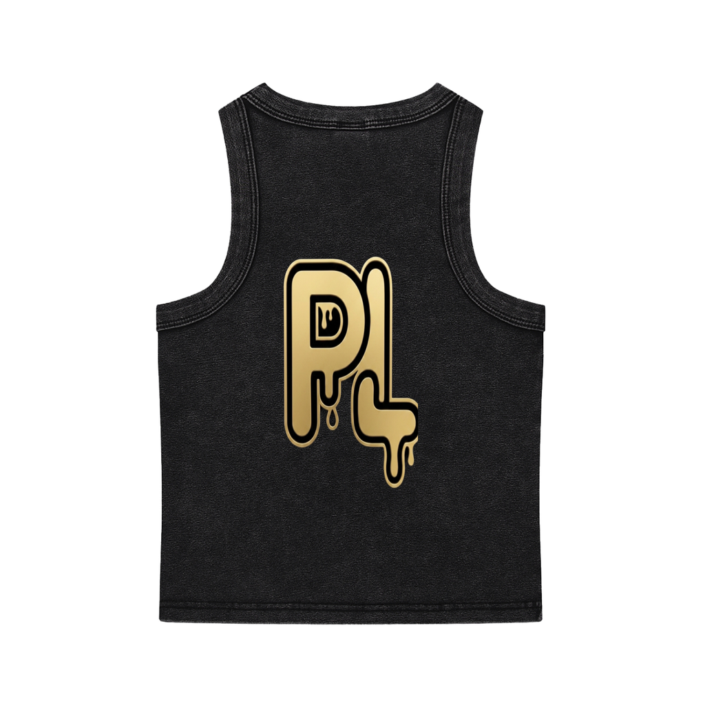 P LYFE Signature Vintage Wash Tank Top